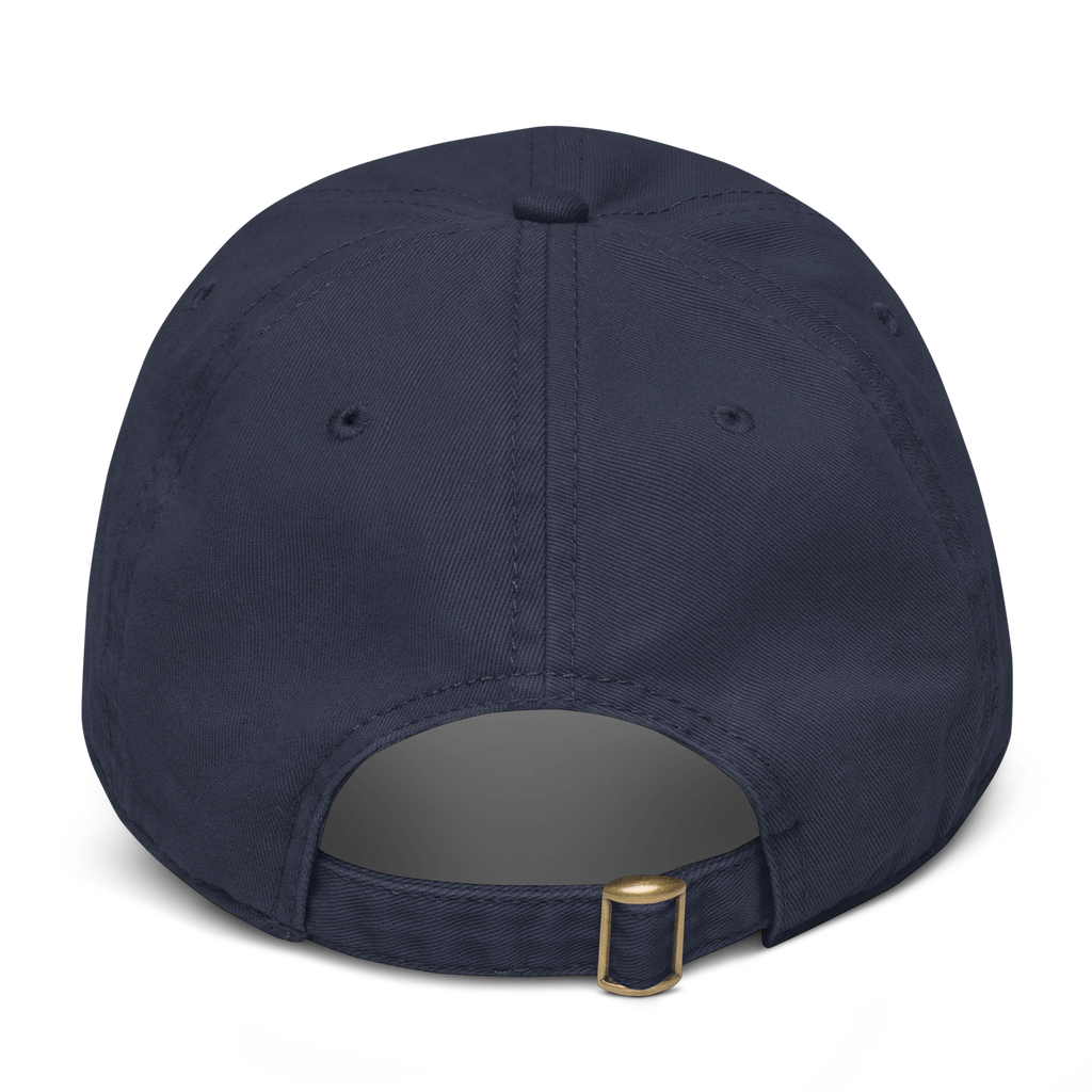 The Be Great to EVERYONE Classic Garment Washed Baseball Cap-Navy with Green Font